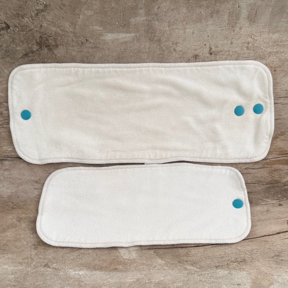 B Grade. Lalabye baby cloth diaper Pair of inserts, Large and booster small